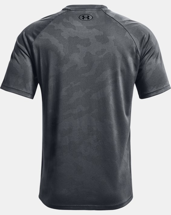 Men's UA Velocity Jacquard Short Sleeve in Gray image number 5